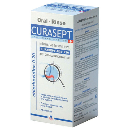 Curasept ADS Mouthwash 220 (0.20% Chlorhexidine) 