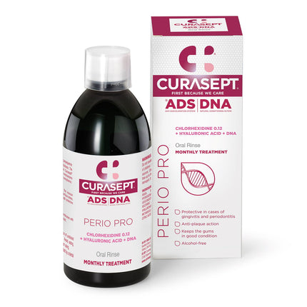 Curasept ADS Perio Pro 0.12% Chlorhexidine with Hyaluronic Acid & DNA 