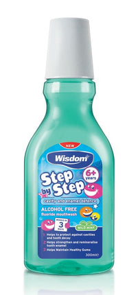 Step by Step Mouthwash 6+ Years - Mild Mint 