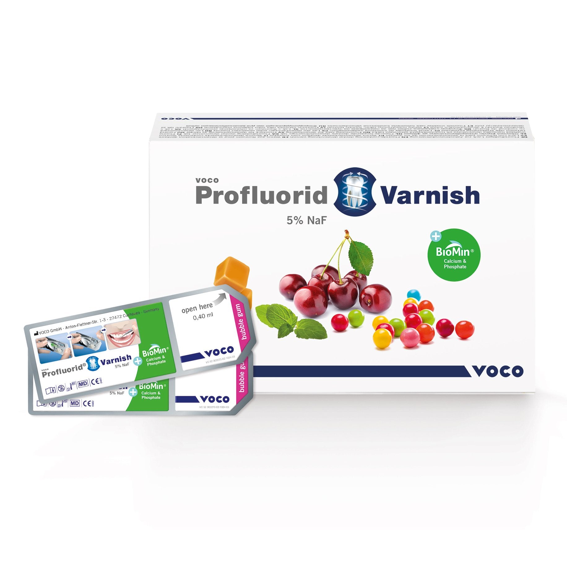 Profluorid Varnish + BioMin Single Dose Bubble Gum 
