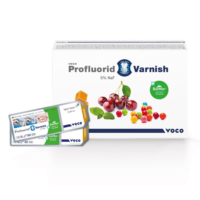 Profluorid Varnish + BioMin Single Dose Caramel 