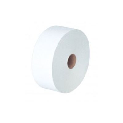 Maxi Jumbo Recycled 400m Toilet Roll 60mm Core (Case of 6)