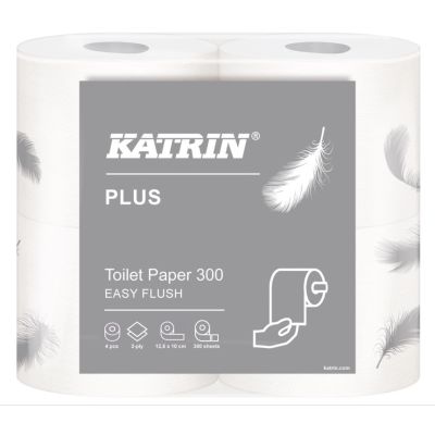Katrin Easyflush 300 Conventional Toilet Roll (20 Rolls) - 82506
