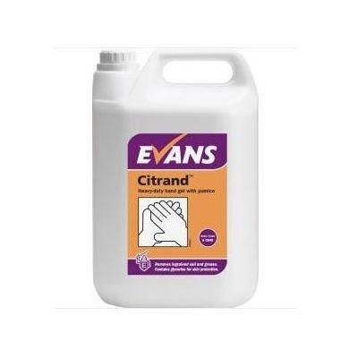 Evans Citrand Lemon Hand Gel with Pumice 5 Litre