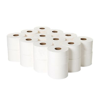 Micro Mini Toilet Roll White 2ply 80m (Case of 24)