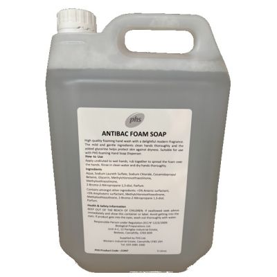 PHS Antibacterial Foam Soap 5 Litre