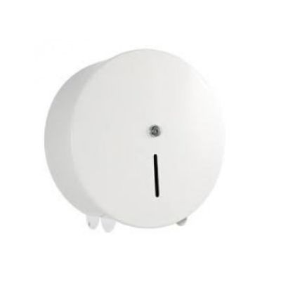 Maxi-Jumbo 12" Toilet Roll Dispenser in White