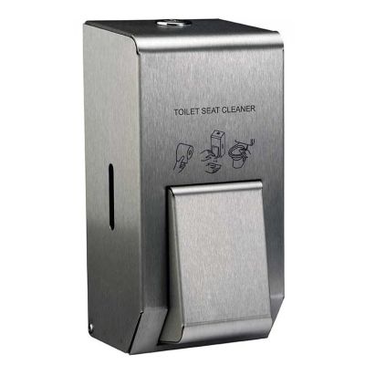 Synergise 400ml Toilet Seat Soap Dispenser in Brushed