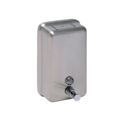 Synergise 1.2 Litre Refillable Vertical Soap Dispenser in Brushed