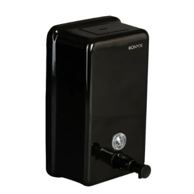 Black Onyx 1.2 Litre Refillable Vertical Soap Dispenser