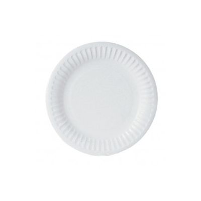 18cm (7") 1 Star Disposable Uncoated Paper Plates - 2000