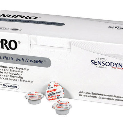 NUPRO Sensodyne Paste Cups Polish - Orange 