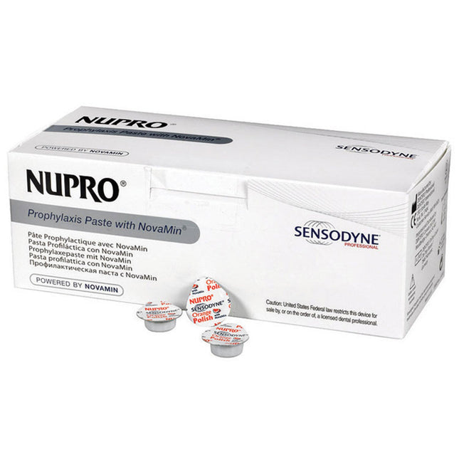 NUPRO Sensodyne Paste Cups Polish - Spearmint with fluoride 