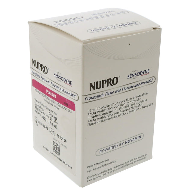 NUPRO Sensodyne Jars Polish - Orange with fluoride 