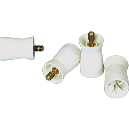 Young Prophy Cups Turbo Plus type, Long, Fixed, Screw-type (White) 