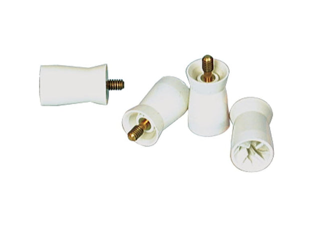 Young Prophy Cups Turbo Plus type, Long, Fixed, Screw-type (White) 