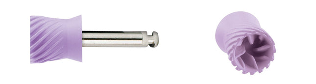 Young Prophy Cups Elite Turbo Plus, Short, Soft, Purple, Latex Free, Latch Type 