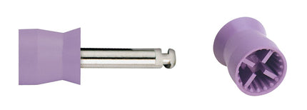 Young Prophy Cups Petite Webbed, Short, Purple, Soft, Latex Free, Latch Type 