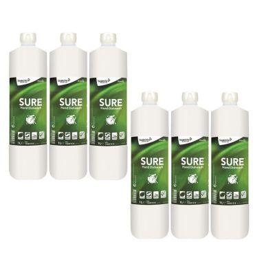 SURE Hand Dishwash Detergent 1 Litre (Case 6)