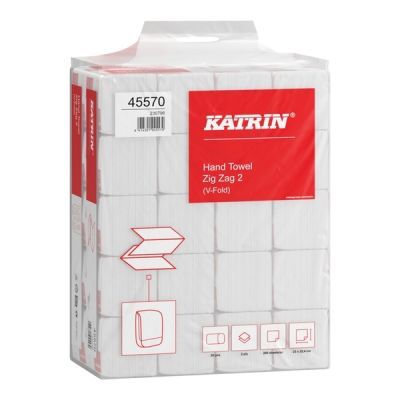 Katrin Zig Zag Hand Towel Classic Case of 4000 - 45570