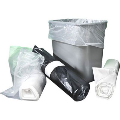 Cleanworks Extra Light Density White Swing Bin Liners (Case of 500)