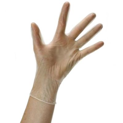 KeepCLEAN Vinyl Powder Free Clear Gloves All Sizes