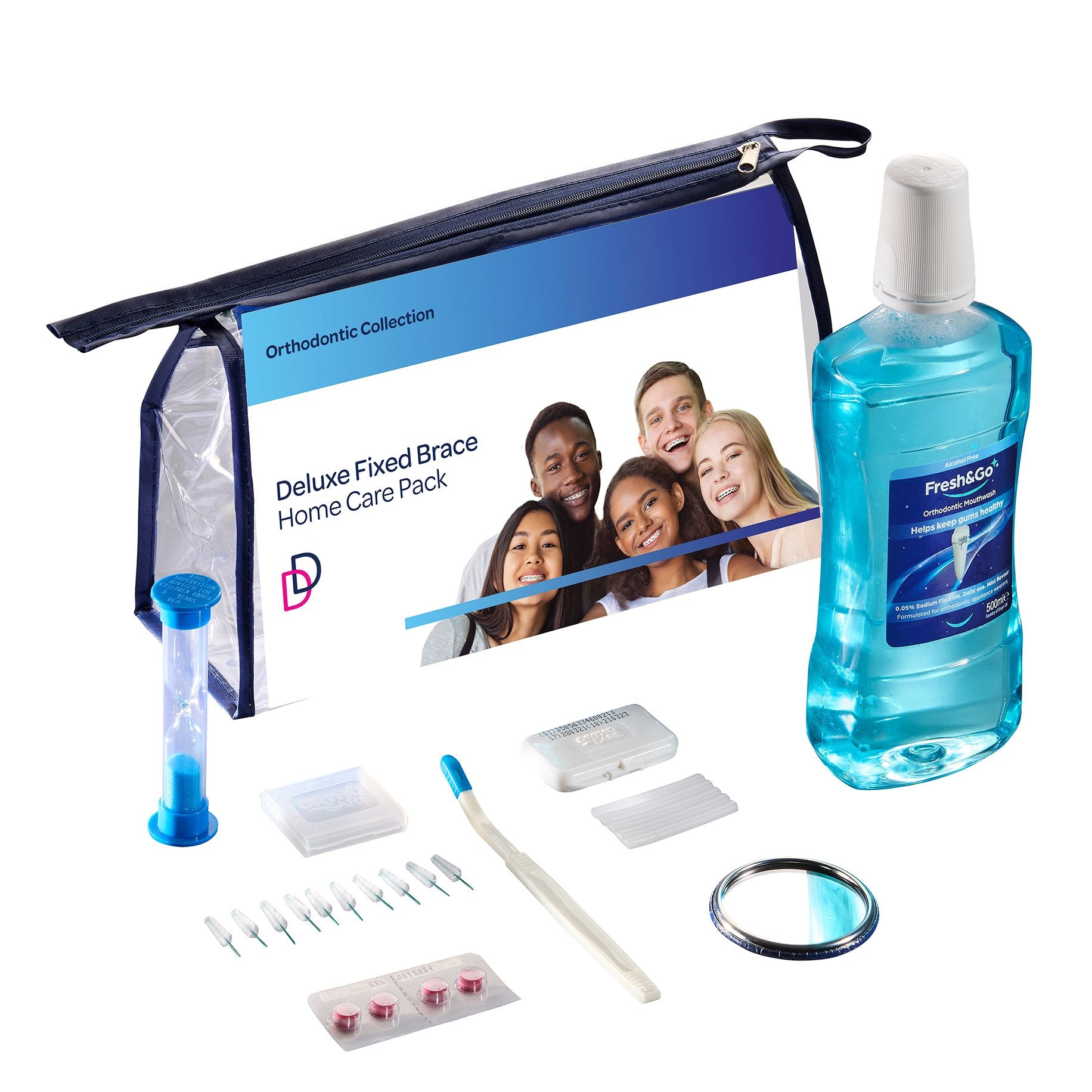 Deluxe Fixed Brace Home Care Kit 