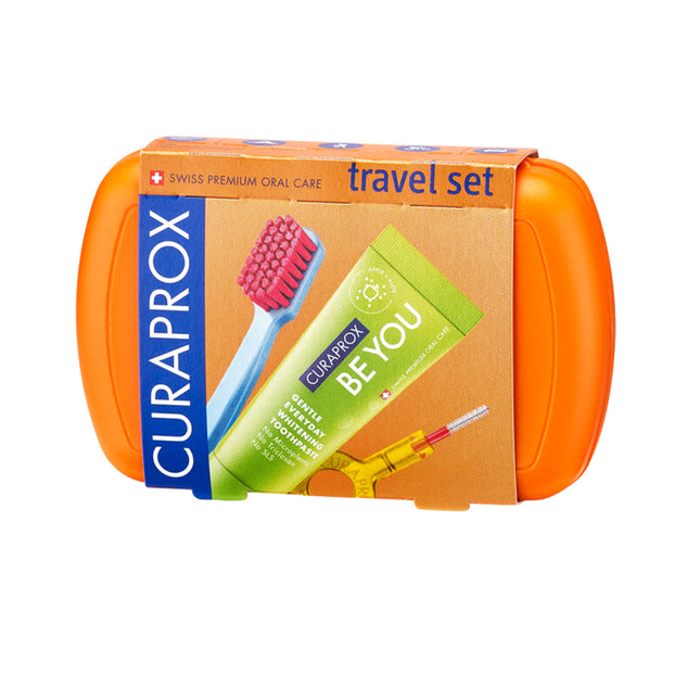 Be You Toothpaste Travel Kit - Orange - Peach & Apricot 