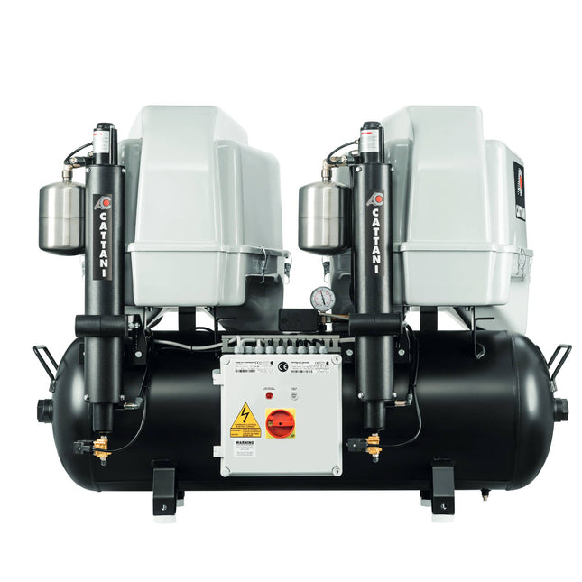 AC400Q Compressor 4 Cylinder 230v + Dryers + Covers 