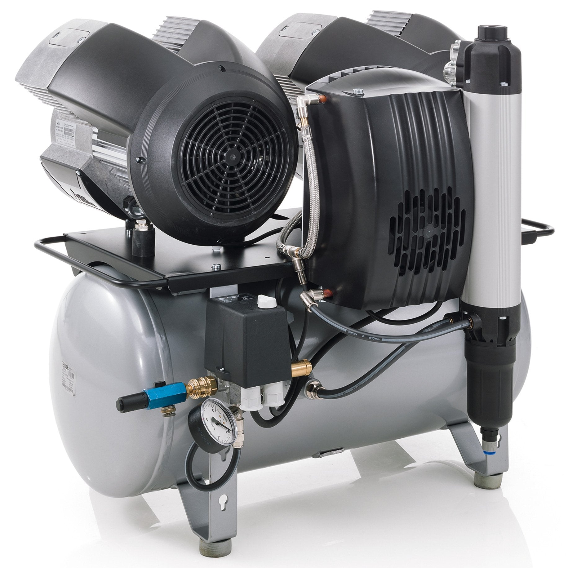 Tornado 4 Four Cylinder Compressor with Air Dryer 