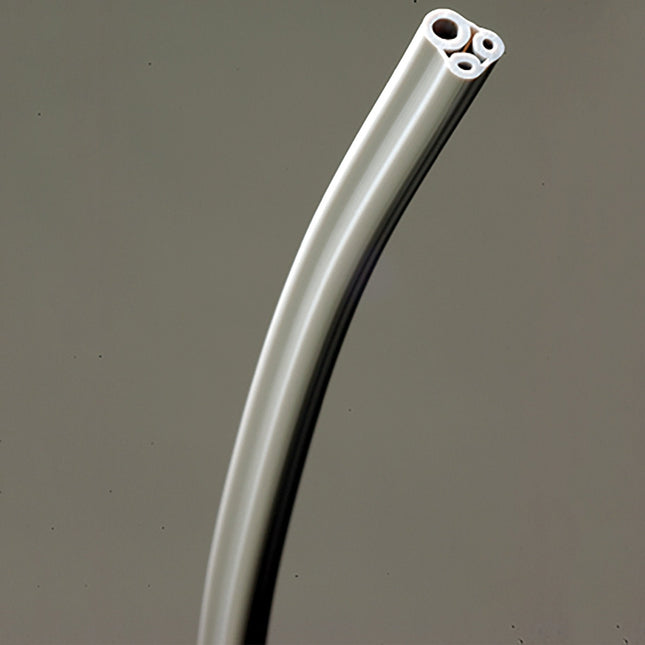 3 Hole Straight Tubing Grey 