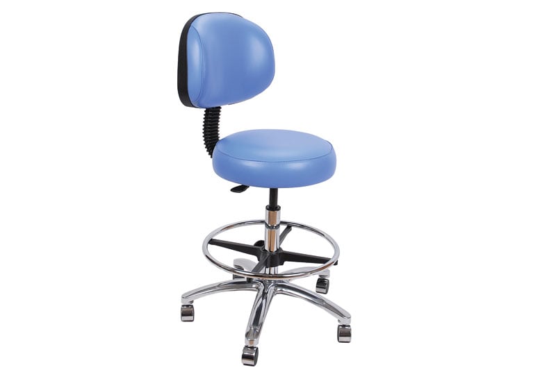 DS4N Stool Nurses Double Curvature Backrest 