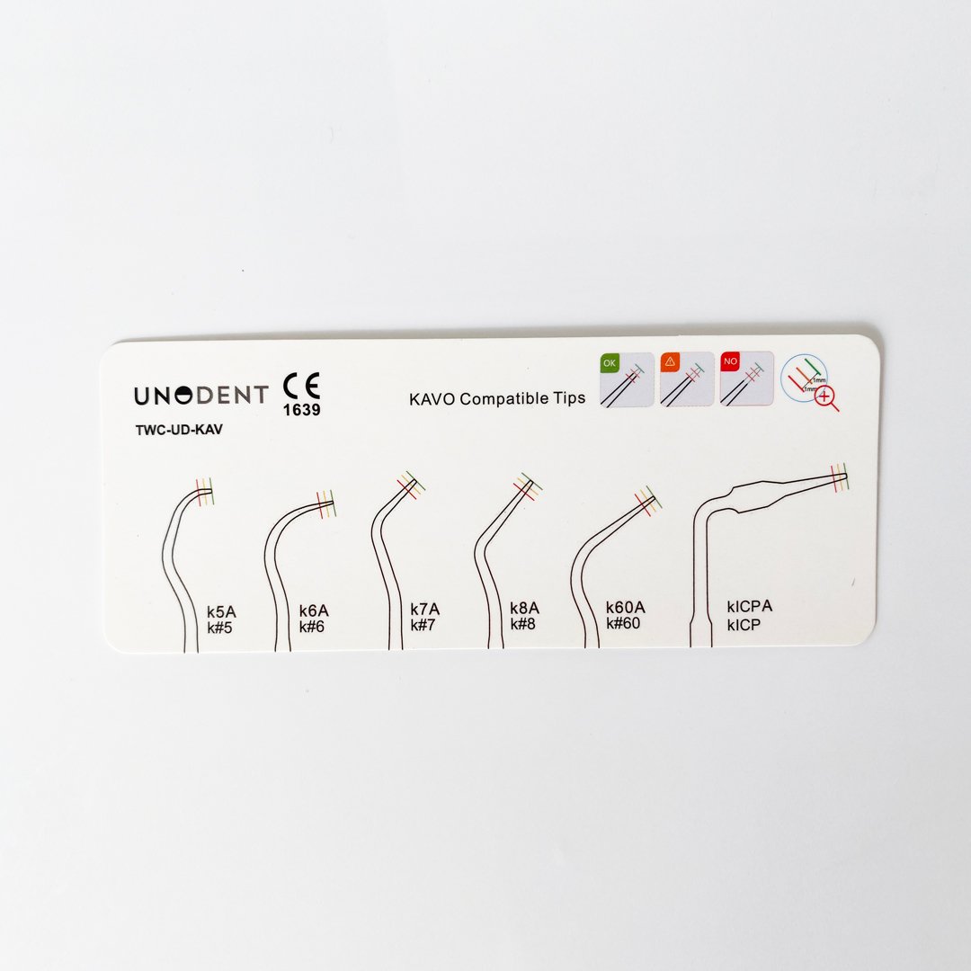 UnoDent Tip Wear Card KaVo Compatible Tips 