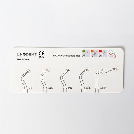 UnoDent Tip Wear Card Sirona Compatible Tips 