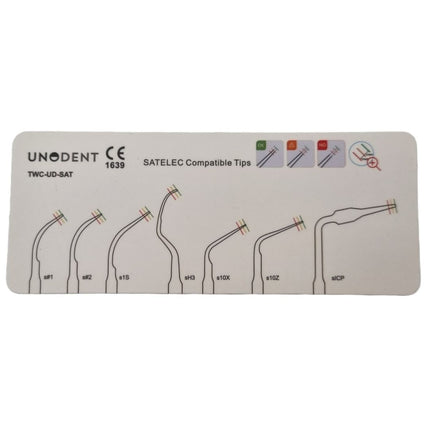 UnoDent Tip Wear Card S-Type Compatible Tips 