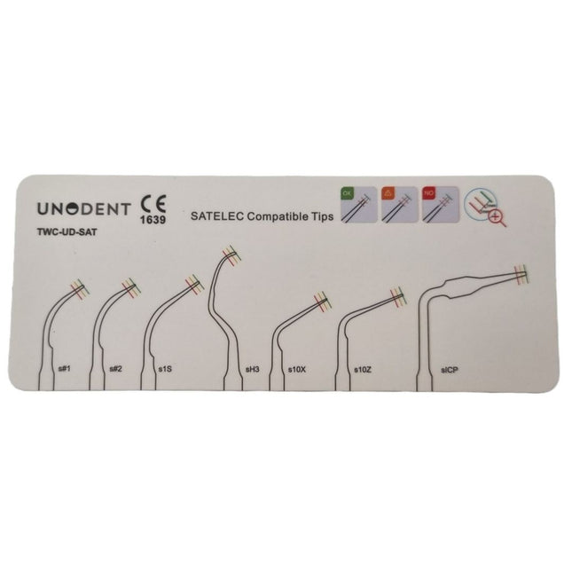 UnoDent Tip Wear Card S-Type Compatible Tips 