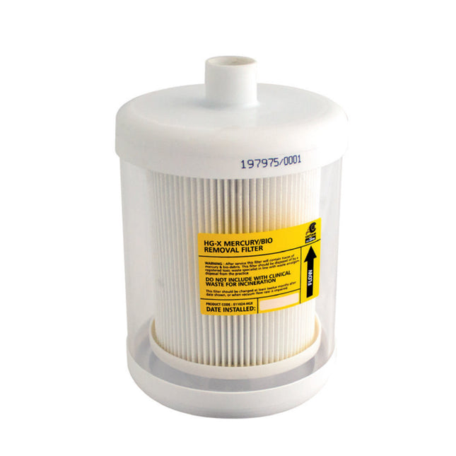 Bacterial & mercury vapour exhaust 