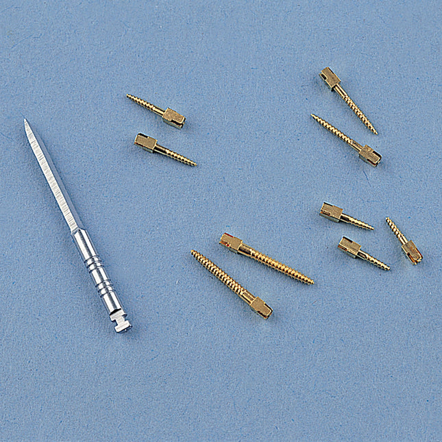 Gold Plated Posts Refills Medium 5 