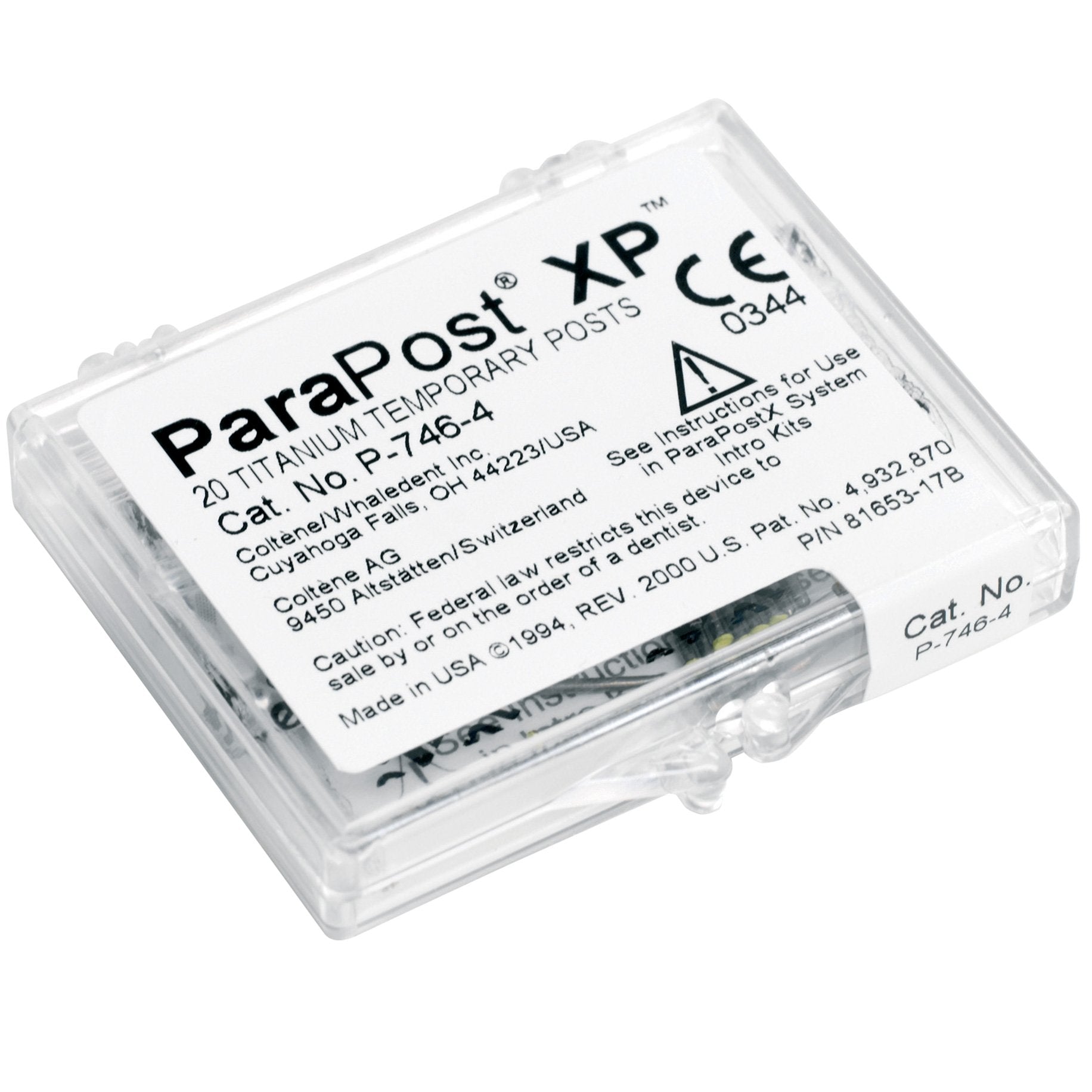 ParaPost XP Titanium Temporary Posts P746-7    1.75mm    Green 