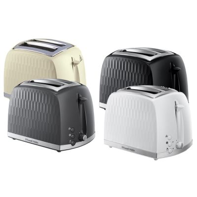 Russell Hobbs Honeycomb 2 Slice Toaster (Various Colours)