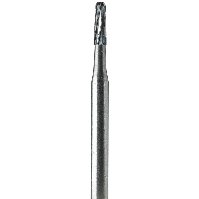 Oral Surgery Burs - Tungsten Carbide Non-Sterile 1703 (021) Domed Taper Fissure Cross Cut HP Shank 3 (65mm) 