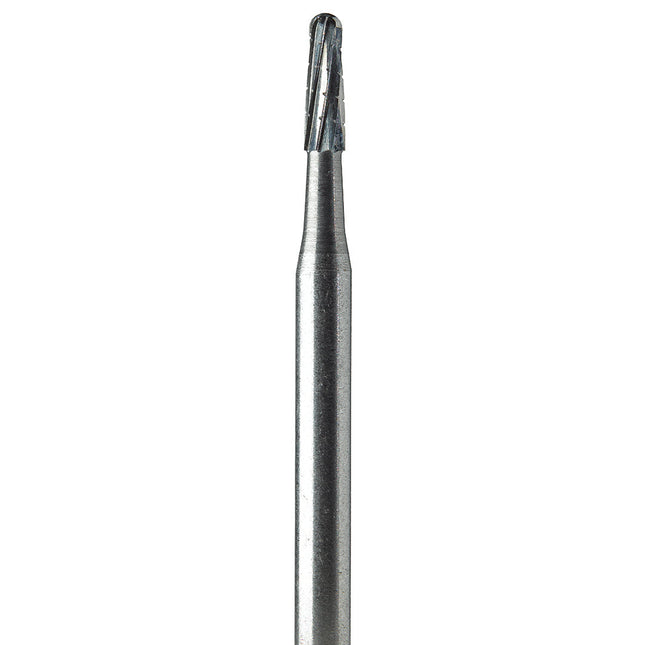 Oral Surgery Burs - Tungsten Carbide Non-Sterile 1702 (016) Domed Taper Fissure Cross Cut Stryker Shank 4 (44.5mm) 