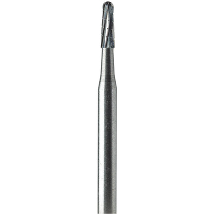 Oral Surgery Burs - Tungsten Carbide Non-Sterile 1703 (021) Domed Taper Fissure Cross Cut J Notch Shank 6 (44.5mm) 