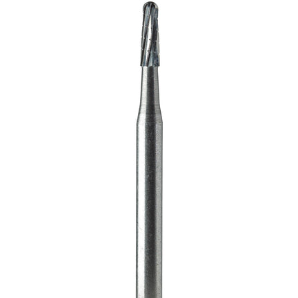 Oral Surgery Burs - Tungsten Carbide Non-Sterile 1703L (021) Domed Taper Fissure Cross Cut Stryker Shank 4 (44.5mm) 