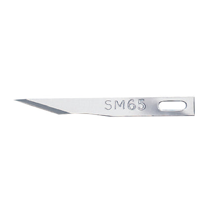 Scalpel Blades - Red, Sterile, Stainless Steel, Fine No. SM65 (5905) 