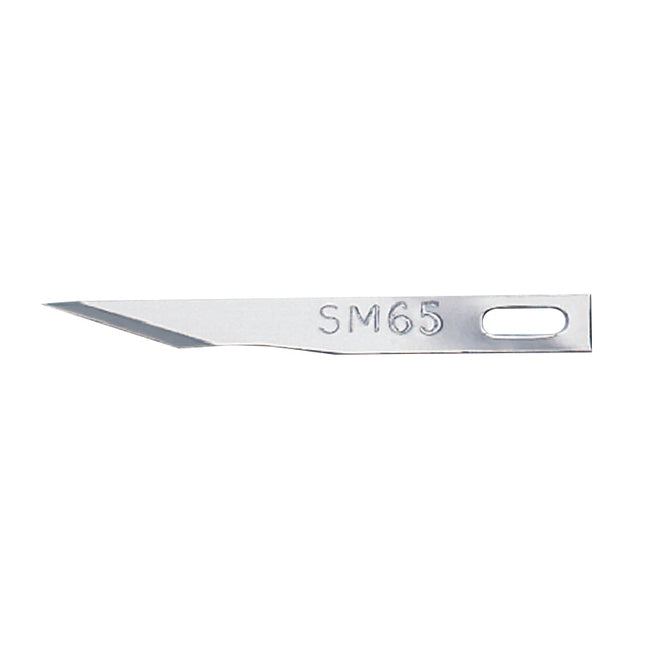 Scalpel Blades - Red, Sterile, Stainless Steel, Fine No. SM65 (5905) 