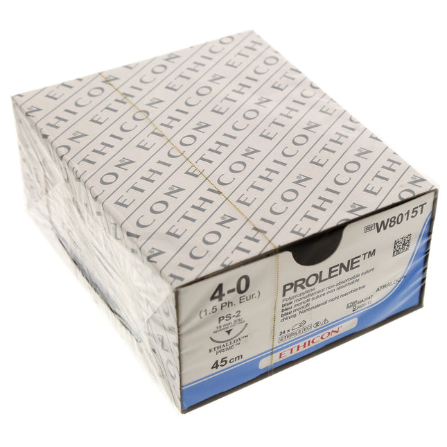 Prolene Blu Suture 45cm M1.5 W8015T 4/0 