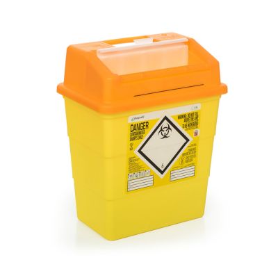 Sharpsafe 13 Litre - Orange Lid