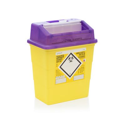 Sharpsafe 13 Litre - Purple Lid