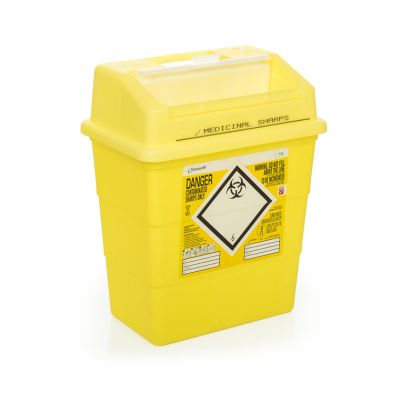 Sharpsafe 13 Litre - Yellow Lid